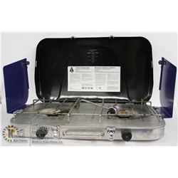 WOODS 2 BURNER PROPANE CAMP STOVE
