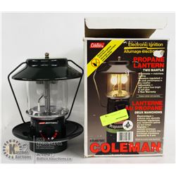 COLEMAN ELECTRONIC IGNITION PROPANE LANTERN IN BOX