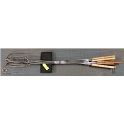SET OF ASSORTED END CAMP FIRE STICKS