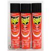 Image 1 : LOT OF 3 RAID ANT ROACH & EARWIG BUGKILLER