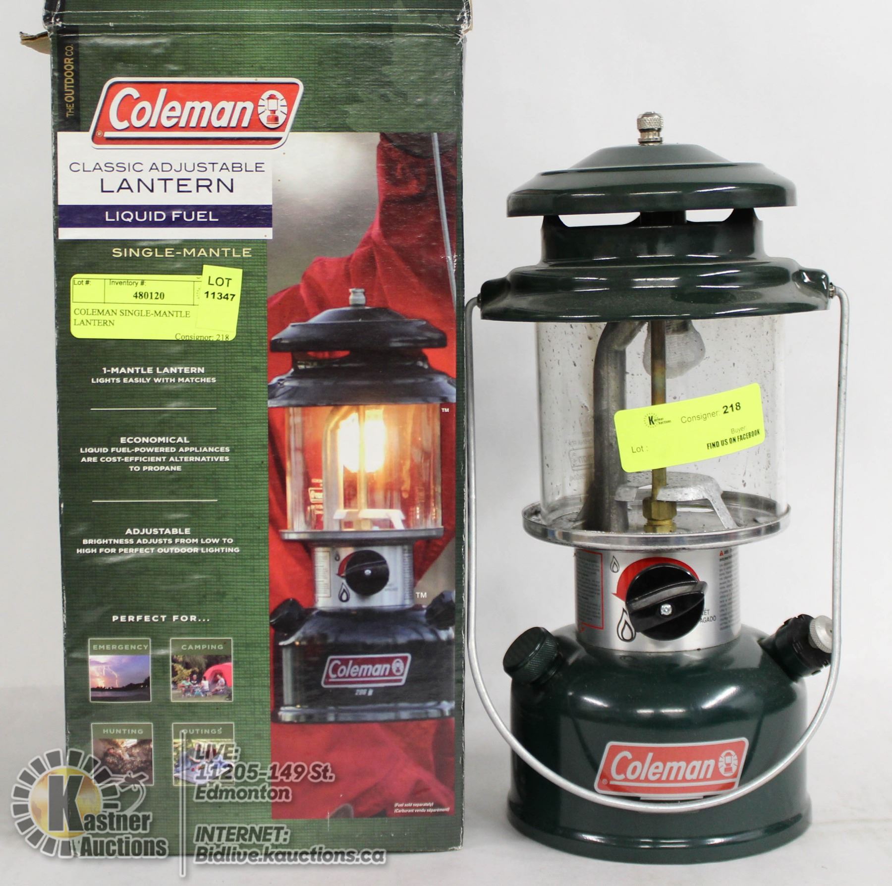COLEMAN SINGLEMANTLE LANTERN