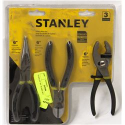 STANLEY 3PC PLIERS SET