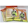 Image 1 : LOT OF 4 HIGH INTENSITY TEAR AWAY TRAFFIC VESTS