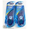 Image 1 : LOT OF 2 DR. SCHOLL'S MASSAGING GEL INSOLES