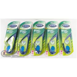 BAG OF DR. SCHOLL'S SPORT MASSAGING GEL INSOLES