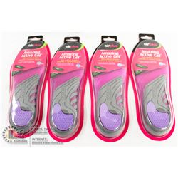 LOT OF 4 AIRPLUS AMAZING ACTIVE GEL FULL CUSHION