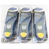 Image 1 : LOT OF 3 DR.SCHOLLS ORTHOTICS LOWER BACK PAIN MEN'S