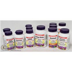 BAG OF ASSORTED WEBBER NATURALS VITAMINS