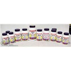 BAG OF ASSORTED WEBBER NATURALS VITAMINS