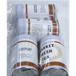 4 CANS OF "MARKET FRESH TEA"