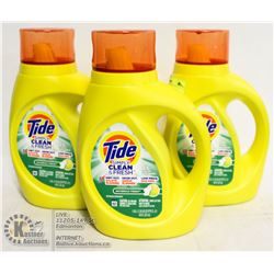 LOT OF 3 TIDE SIMPLY CLEAN & FRESH LAUNDRY