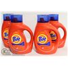 Image 1 : LOT OF 4 TIDE ORIGINAL LAUNDRY DETERGENT, 1.09L