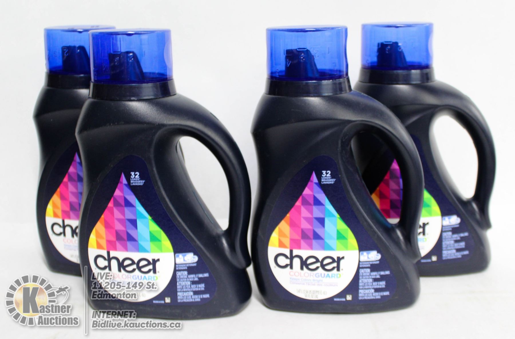 LOT OF 4 CHEER COLOR GUARD LAUNDRY DETERGENT