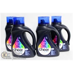 LOT OF 4 CHEER COLOR GUARD LAUNDRY DETERGENT