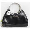 Image 1 : REPLICA CHANEL BLACK HANDBAG WITH METAL & JEWELLED