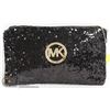 Image 1 : REPLICA MICHAEL KORS BLACK SEQUINED MAKE UP BAG.