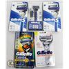 Image 1 : BAG OF ASSORTED GILLETTE RAZORS