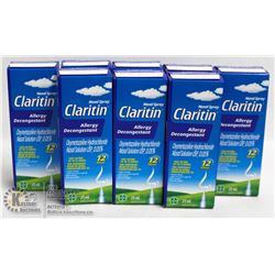 BAG OF CLARITIN NASAL SPRAY.