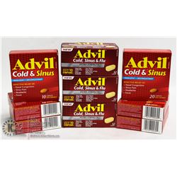 BAG OF ASSORTED ADVIL COLD TABLETS
