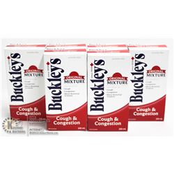 LOT OF 6 BUCKLEY'S ORIGINAL COUGH AND CONGESTION