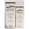 Image 1 : LOT OF 2 IMPRUV DRY SKIN CREAM