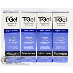 LOT OF 4 NEUTROGENA T-GEL THERAPEUTIC SHAMPOO