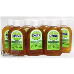 LOT OF 7 DETTOL ANTI SEPTIC 500ML EACH