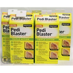 LOT OF 5 PRO FOOT PEDI BLASTER GEL EXFOLIATOR