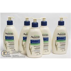 LOT OF 5 AVENO LOTION 354ML EACH