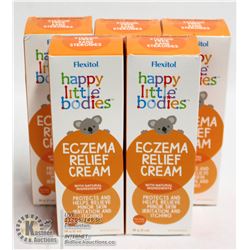 LOT OF 5 FLEXITOL HAPPY LITTLE BODIES ECZEMA CREAM
