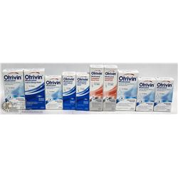 BAG OF MIXED OTRIVIN NASAL SPRAYS