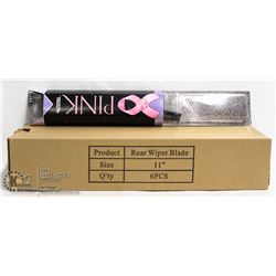 BOX OF 6 AUTOTEX 11" PINK WIPER BLADES