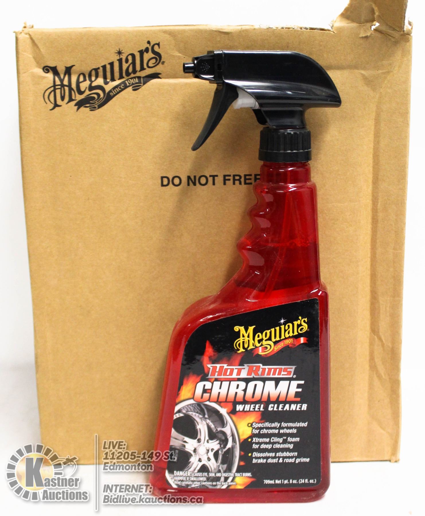 BOX OF CHROME WHEEL CLEANER