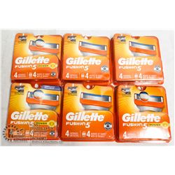 BAG OF GILLETTE FUSION 5 RAZOR CARTRIDGES