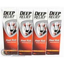 BAG OF DEEP RELIEF HEAT RUB