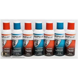 BAG OF DEEP RELIEF ICE COLD & HEAT SPRAYS
