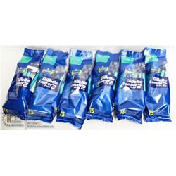 BAG OF GILLETTE SENSOR 2 PLUS DISPOSABLE RAZORS