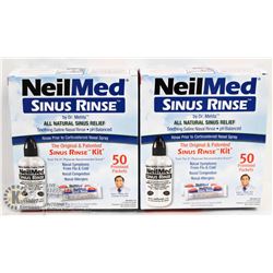 LOT OF 2 NEILMED SINUS RINSE