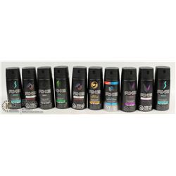 MIXED LOT OF 113G AXE BODY SPRAY
