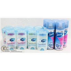 BAG OF MIXED WOMEN'S SECRET DEODORANT