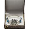 Image 3 : CONTINENTAL GENEVE STERLING SILVER TURQUOISE WATCH