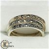 Image 2 : SILVER MARCASITE SET OF 3 RINGS