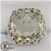 Image 1 : GREEN AMETHYST MEN'S RING