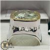 Image 2 : GREEN AMETHYST MEN'S RING