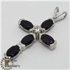 Image 1 : SILVER GARNET PENDANT