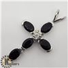 Image 2 : SILVER GARNET PENDANT
