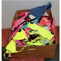 BAG OF ASSORTED WOMENS BIKNI TOPS AND BOTTOMS