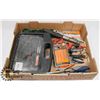 LARGE FLAT OF ACCESSORIED & TOOLS-SOLDERING GUN,