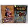 Image 1 : LOT OF TWO NEW! SUPERHERO METAL SIGNS