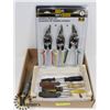 3 SET AVIATION SNIPS & 8 PIECE NUT DRIVERS